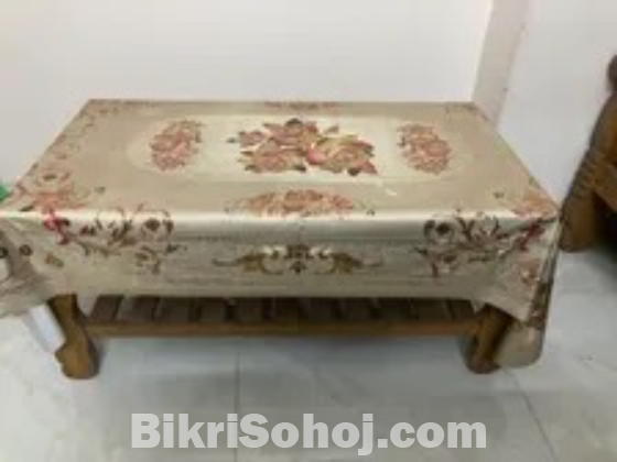 2/2/1 Sofa Set, Cousion, 5 Pillows, Centre Big Table